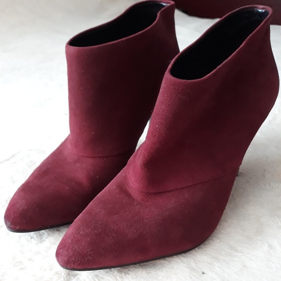 Zara Shoes - Zara Woman Burgundy Booties